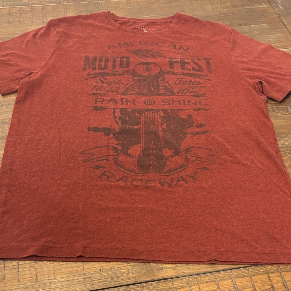 Sonoma Deep Red Moto Fest T Shirt